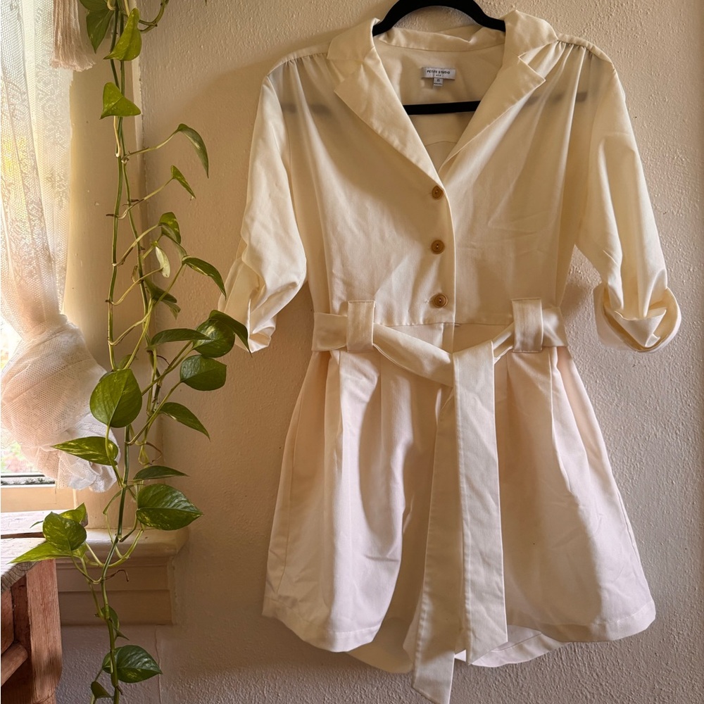 PetiteStudio Button-Up Romper - Picture 1 of 6
